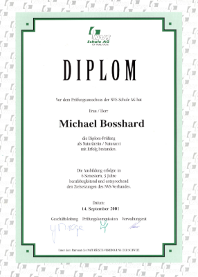 2001 Diplom  NVS-Schulen AG